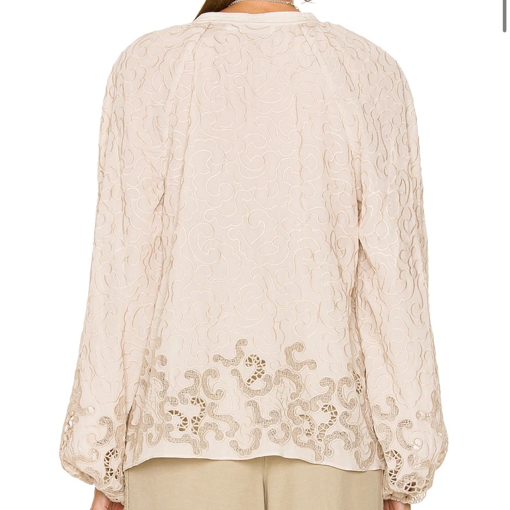 Jonathan Simkhai Jaid Embroidered Blouse - Picture 9 of 14